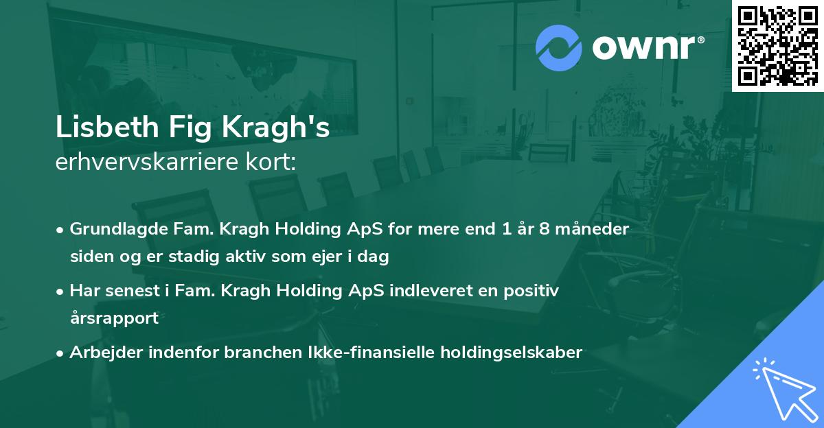 Lisbeth Fig Kragh's erhvervskarriere kort