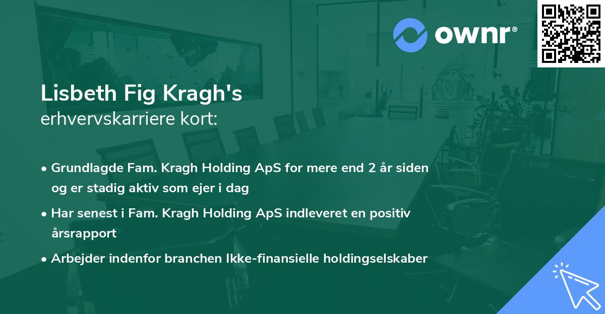 Lisbeth Fig Kragh's erhvervskarriere kort