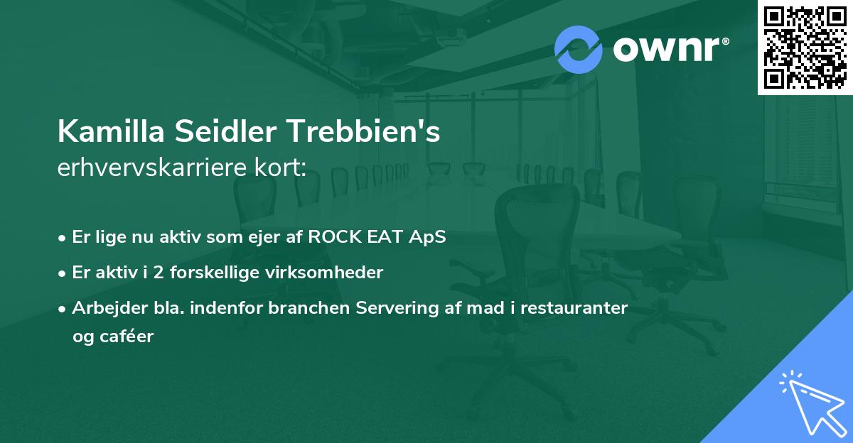 Kamilla Seidler Trebbien's erhvervskarriere kort