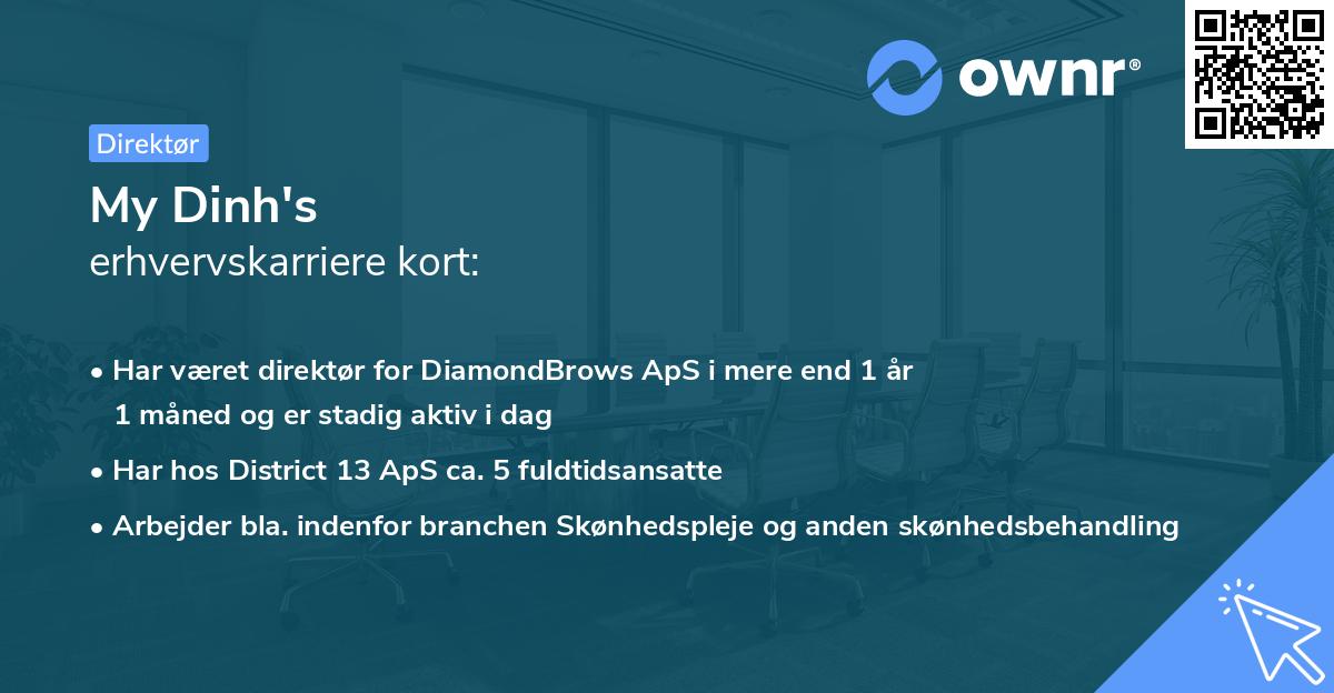 My Dinh's erhvervskarriere kort