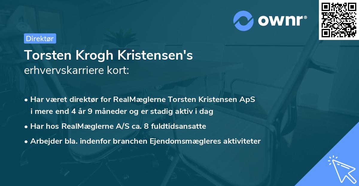Torsten Krogh Kristensen's erhvervskarriere kort