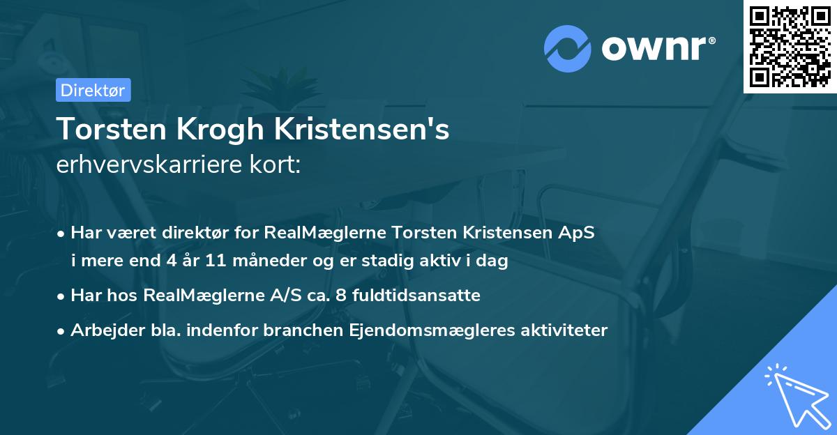 Torsten Krogh Kristensen's erhvervskarriere kort