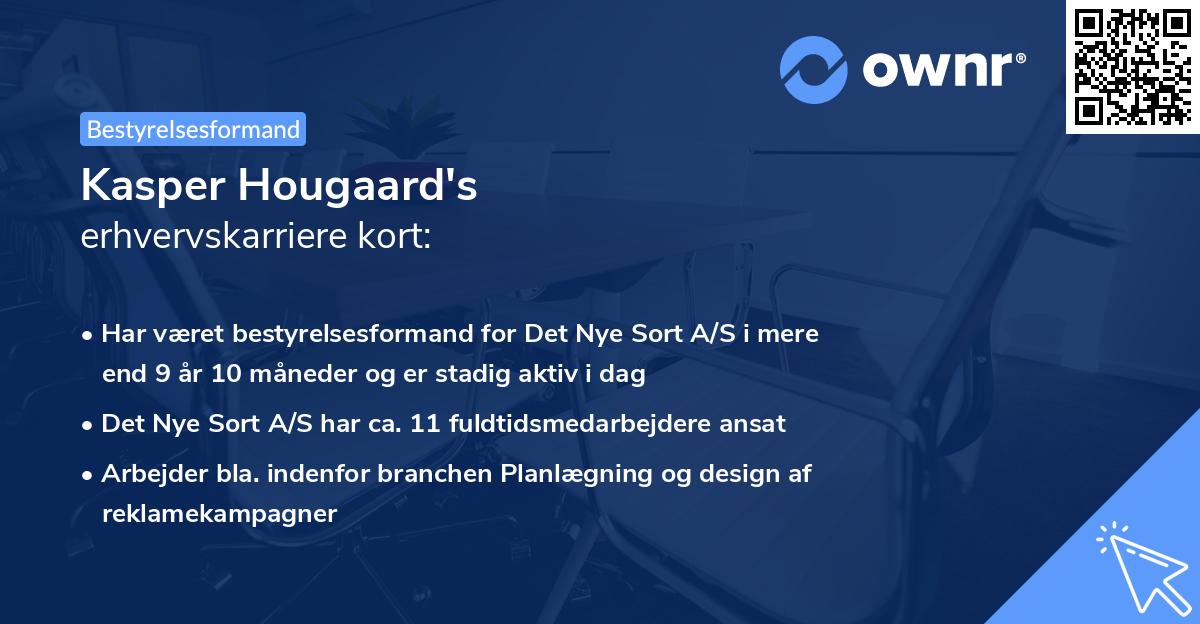Kasper Hougaard's erhvervskarriere kort