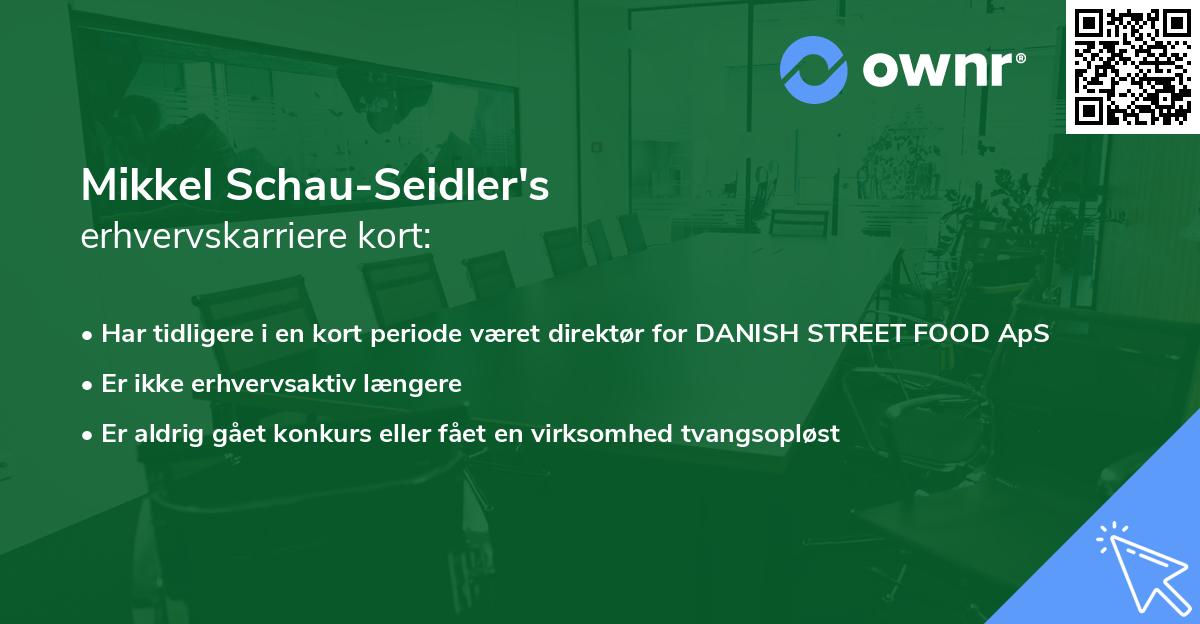 Mikkel Schau-Seidler's erhvervskarriere kort