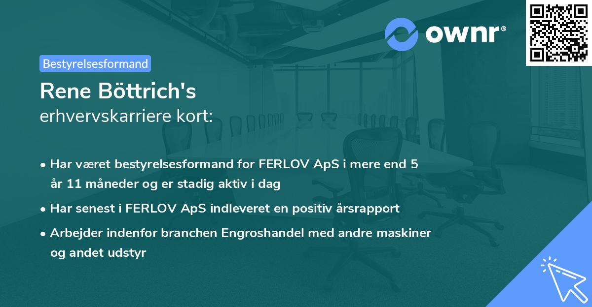 Rene Böttrich's erhvervskarriere kort