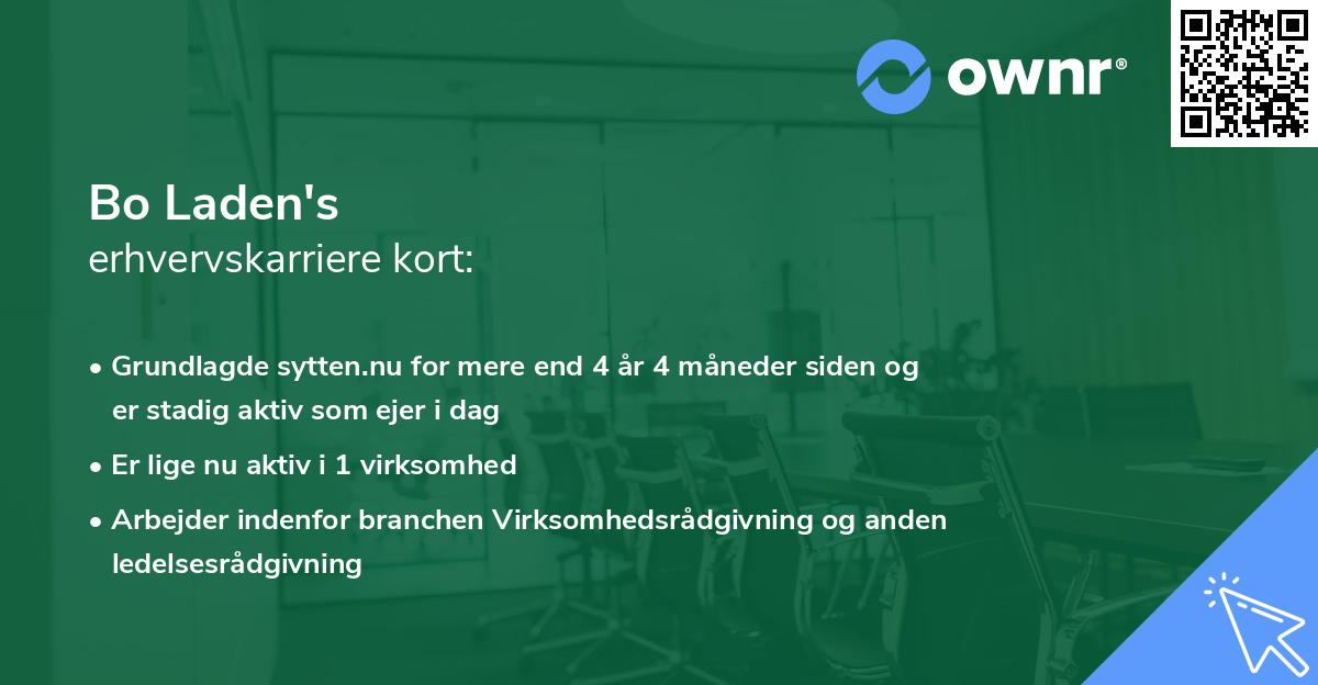 Bo Laden's erhvervskarriere kort