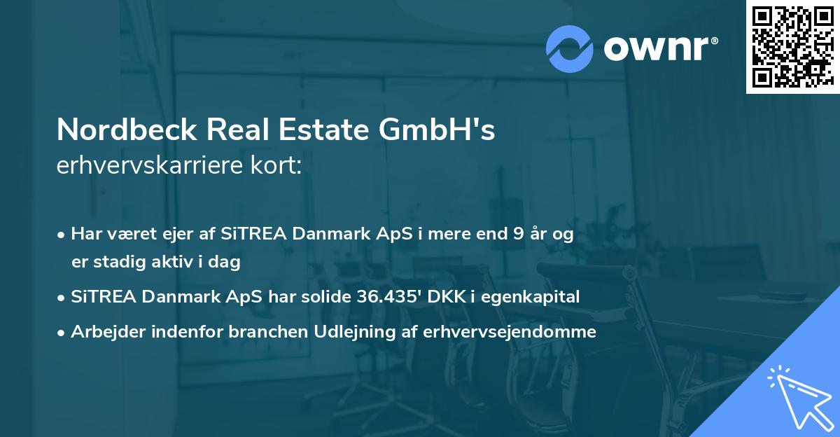 Nordbeck Real Estate GmbH's erhvervskarriere kort