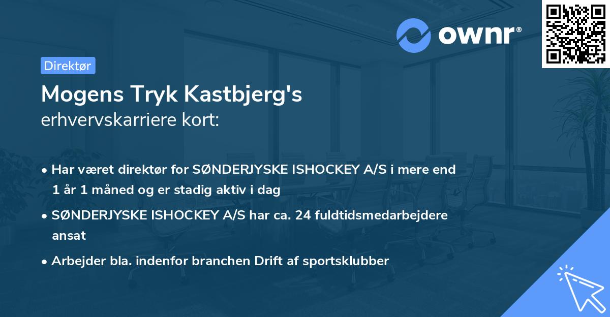 Mogens Tryk Kastbjerg's erhvervskarriere kort