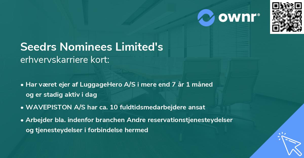 Seedrs Nominees Limited's erhvervskarriere kort