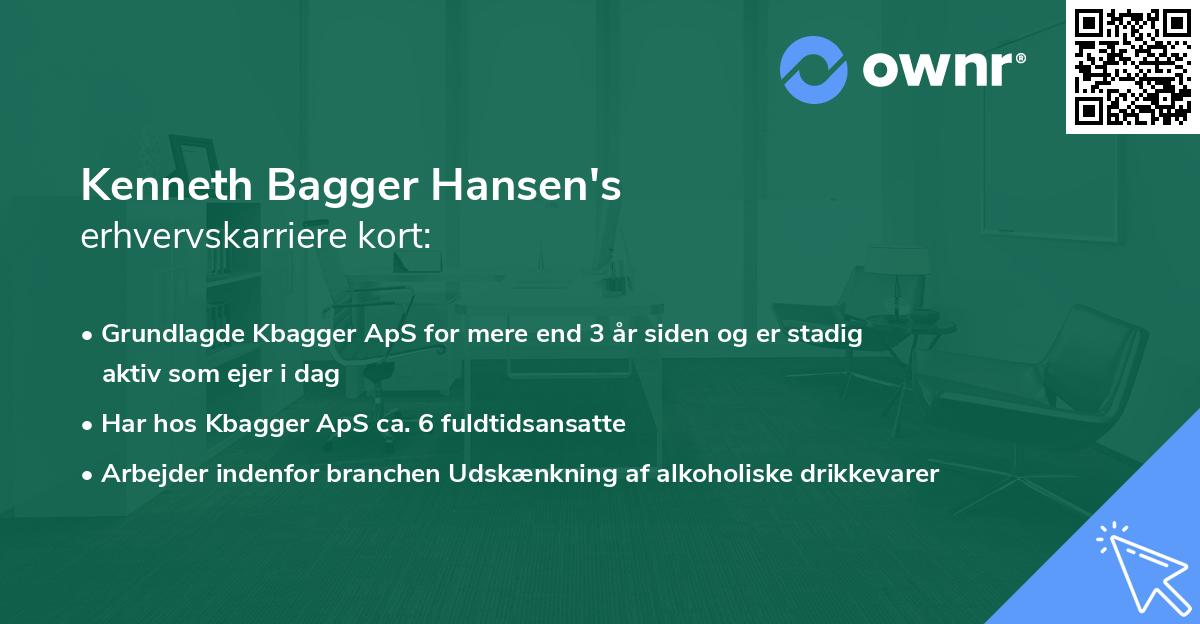 Kenneth Bagger Hansen's erhvervskarriere kort