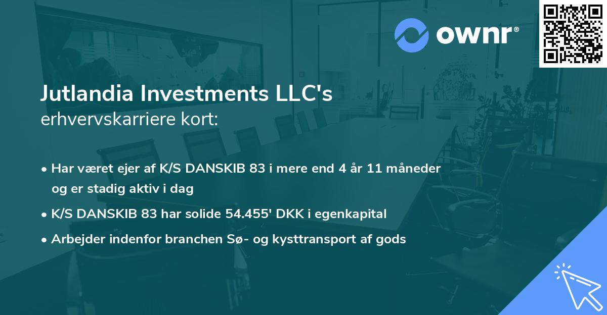 Jutlandia Investments LLC's erhvervskarriere kort