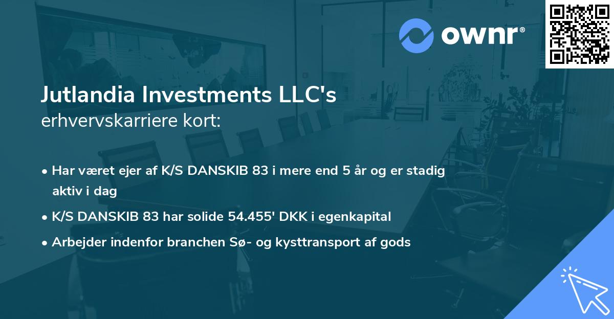 Jutlandia Investments LLC's erhvervskarriere kort