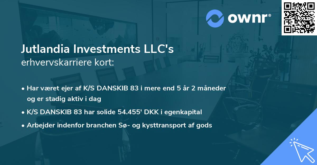 Jutlandia Investments LLC's erhvervskarriere kort