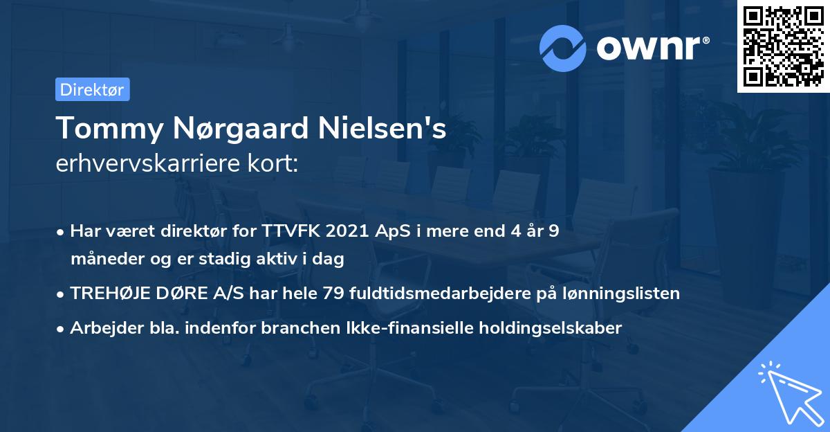 Tommy Nørgaard Nielsen's erhvervskarriere kort
