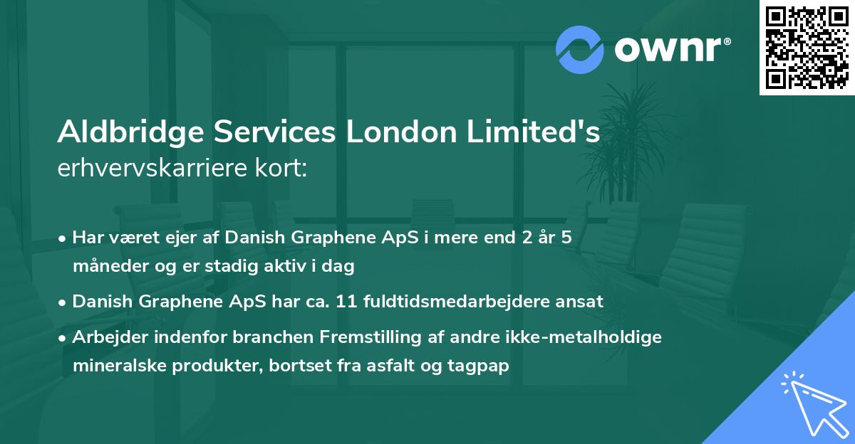 Aldbridge Services London Limited's erhvervskarriere kort