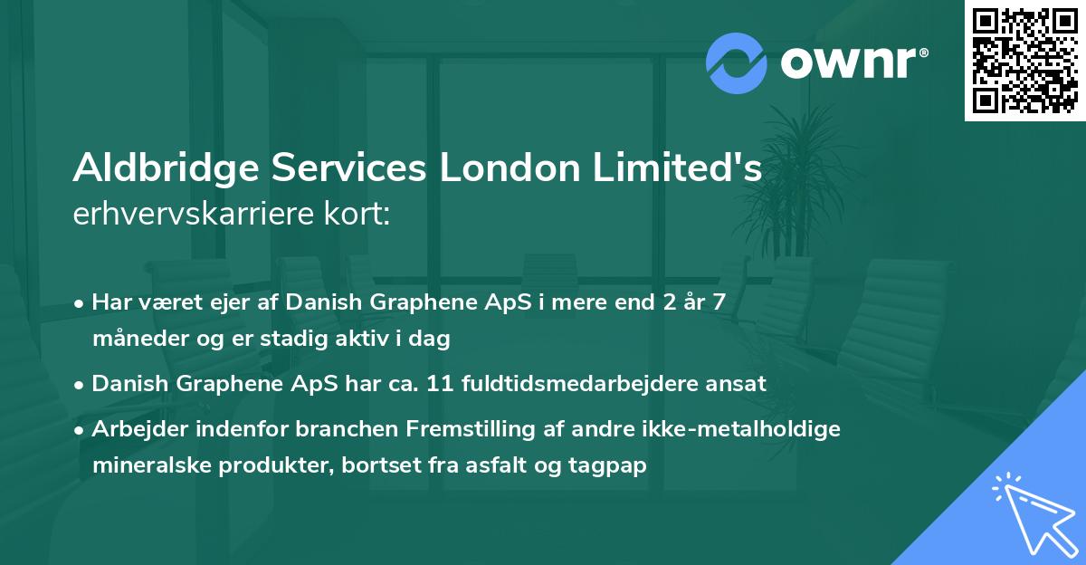 Aldbridge Services London Limited's erhvervskarriere kort