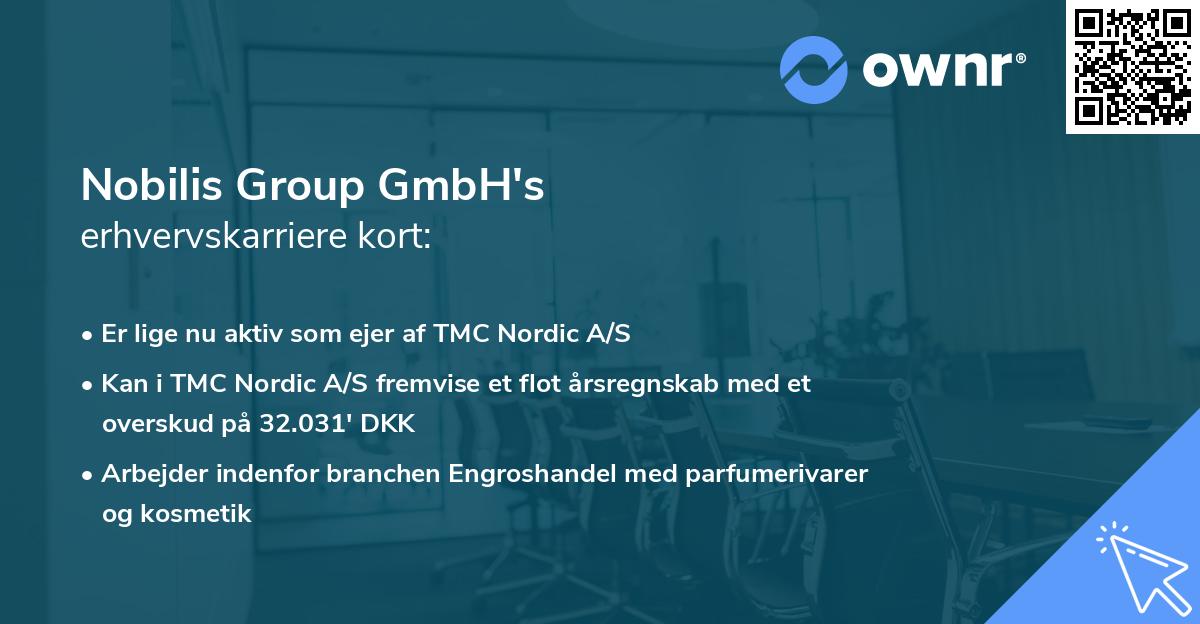 Nobilis Group GmbH's erhvervskarriere kort