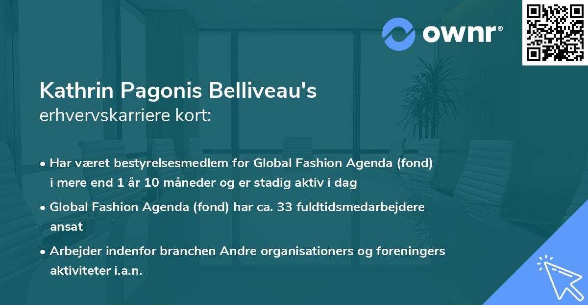 Kathrin Pagonis Belliveau's erhvervskarriere kort