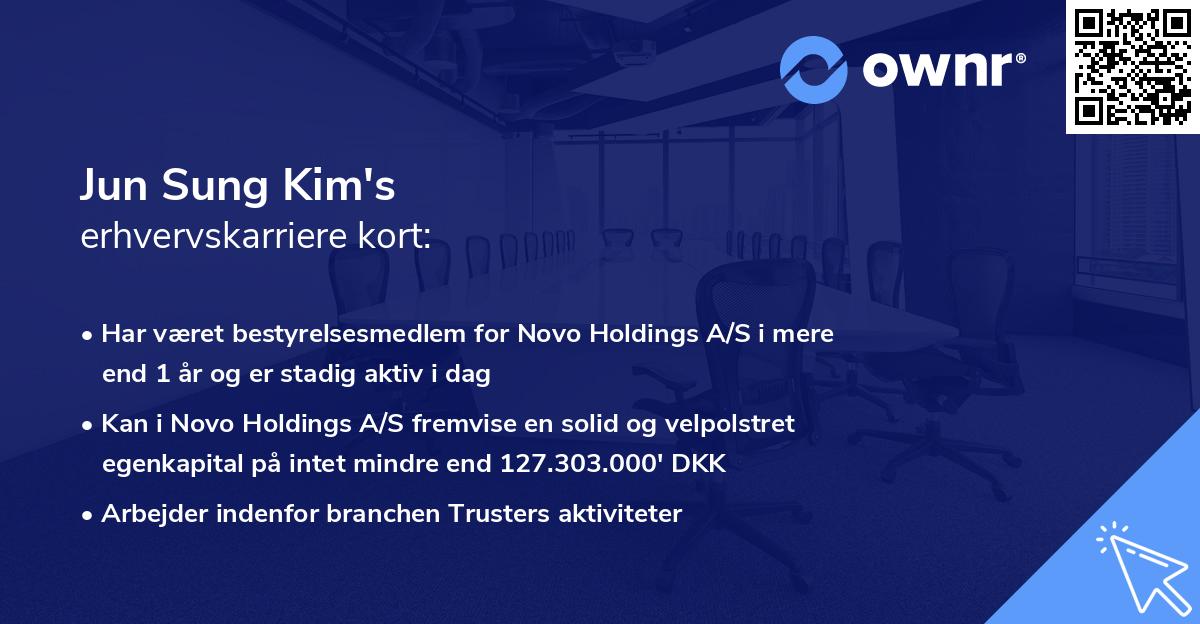 Jun Sung Kim's erhvervskarriere kort