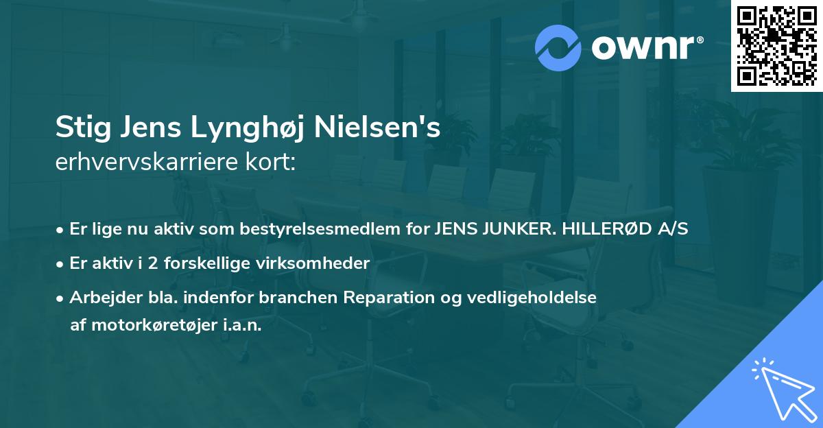 Stig Jens Lynghøj Nielsen's erhvervskarriere kort