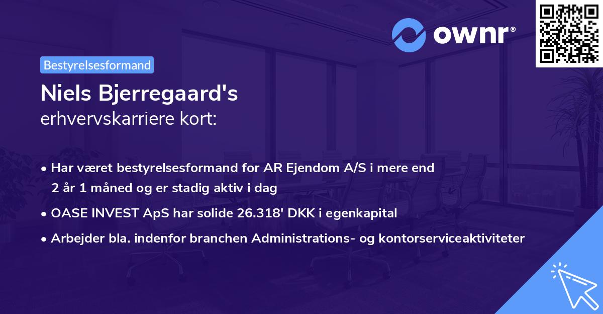 Niels Bjerregaard's erhvervskarriere kort