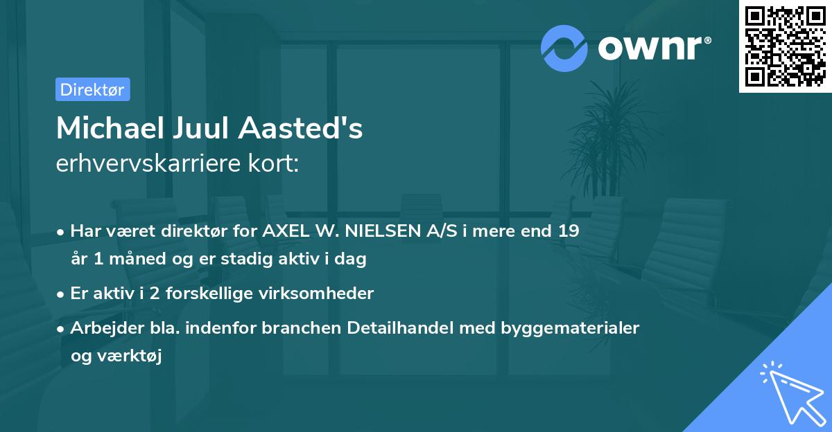 Michael Juul Aasted's erhvervskarriere kort