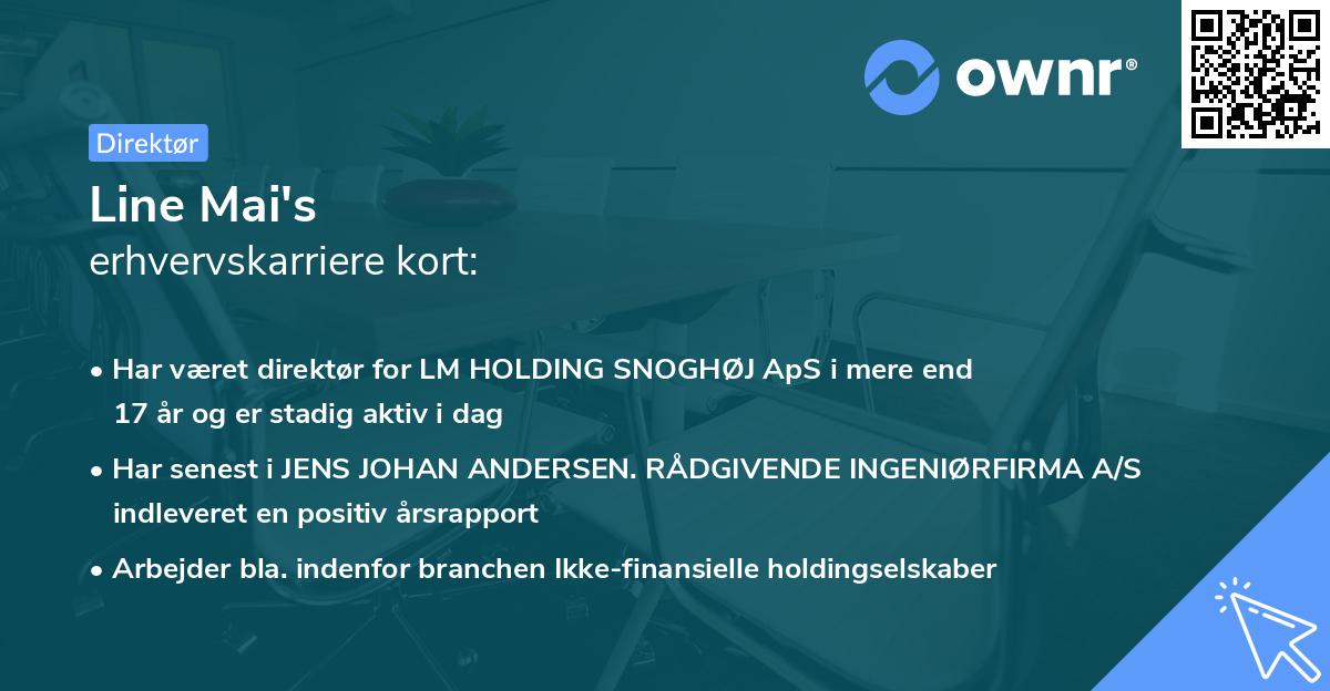Line Mai's erhvervskarriere kort