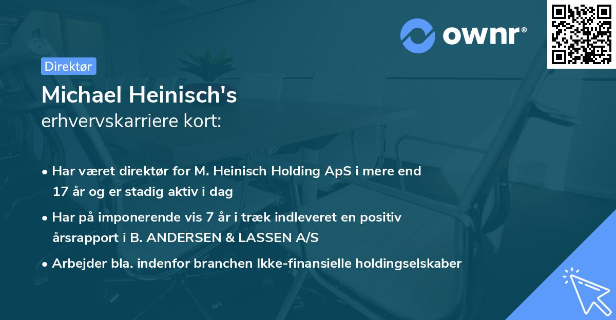 Michael Heinisch's erhvervskarriere kort