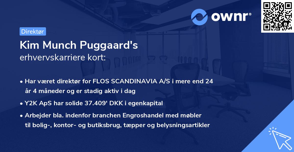 Kim Munch Puggaard's erhvervskarriere kort