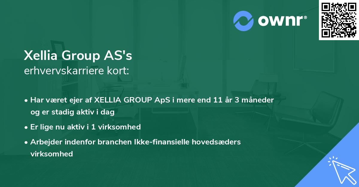 Xellia Group AS's erhvervskarriere kort