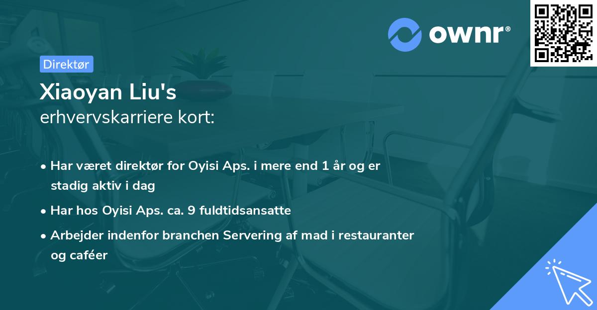 Xiaoyan Liu's erhvervskarriere kort