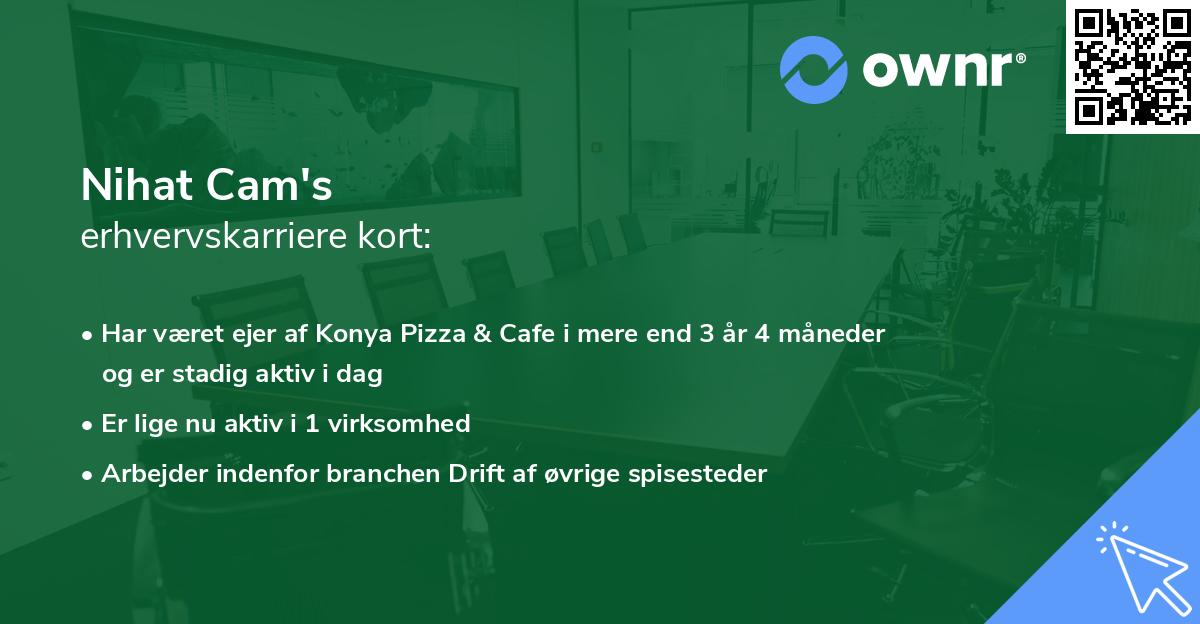 Nihat Cam's erhvervskarriere kort