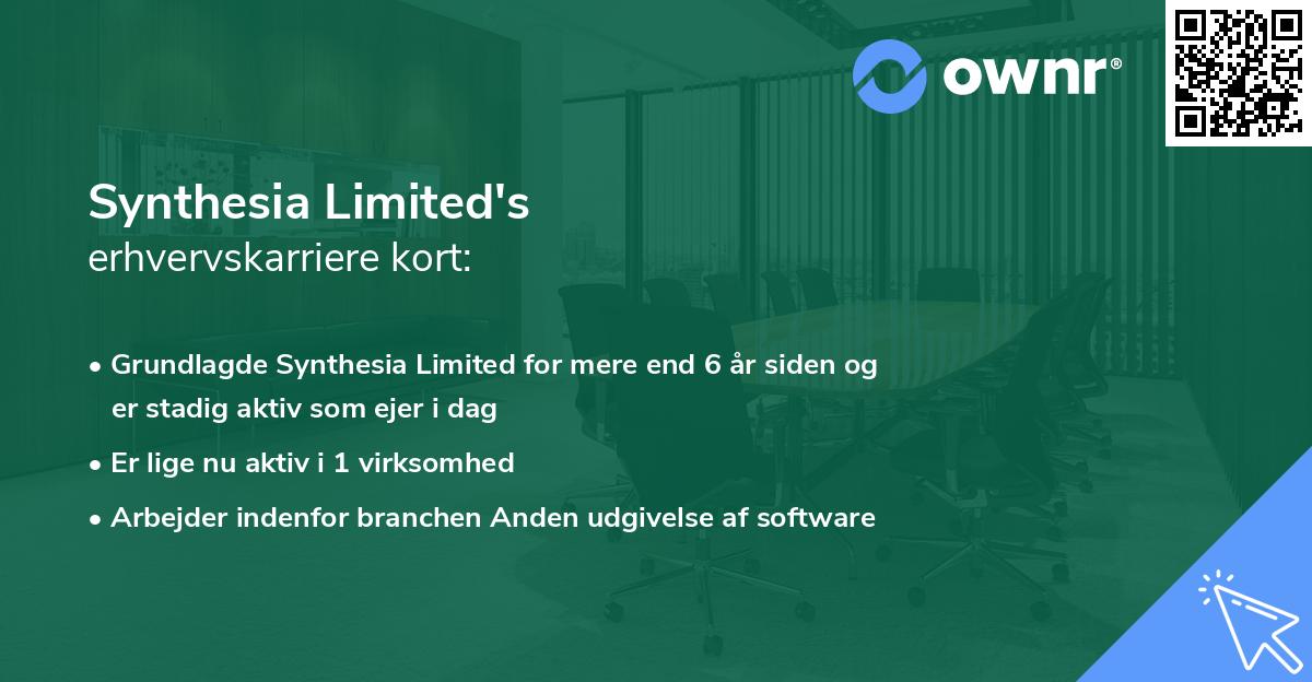 Synthesia Limited's erhvervskarriere kort