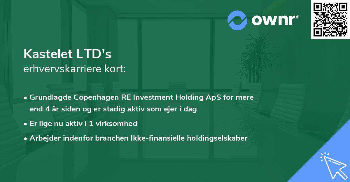 Kastelet LTD's erhvervskarriere kort
