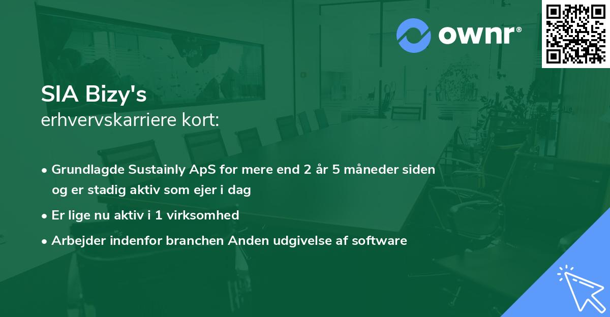 SIA Bizy's erhvervskarriere kort
