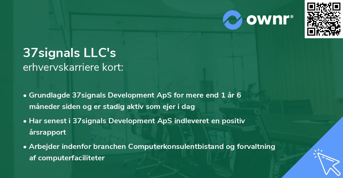 37signals LLC's erhvervskarriere kort