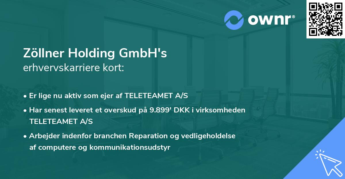 Zöllner Holding GmbH's erhvervskarriere kort