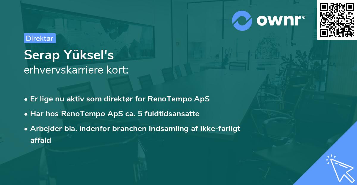 Serap Yüksel's erhvervskarriere kort