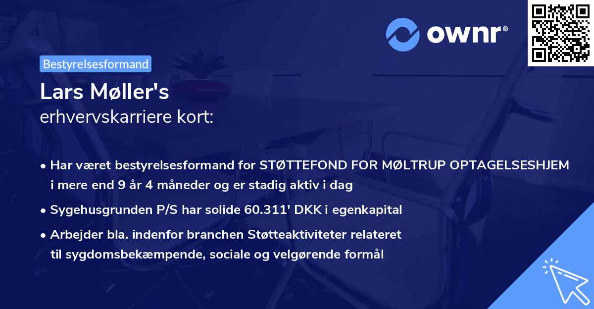 Lars Møller's erhvervskarriere kort