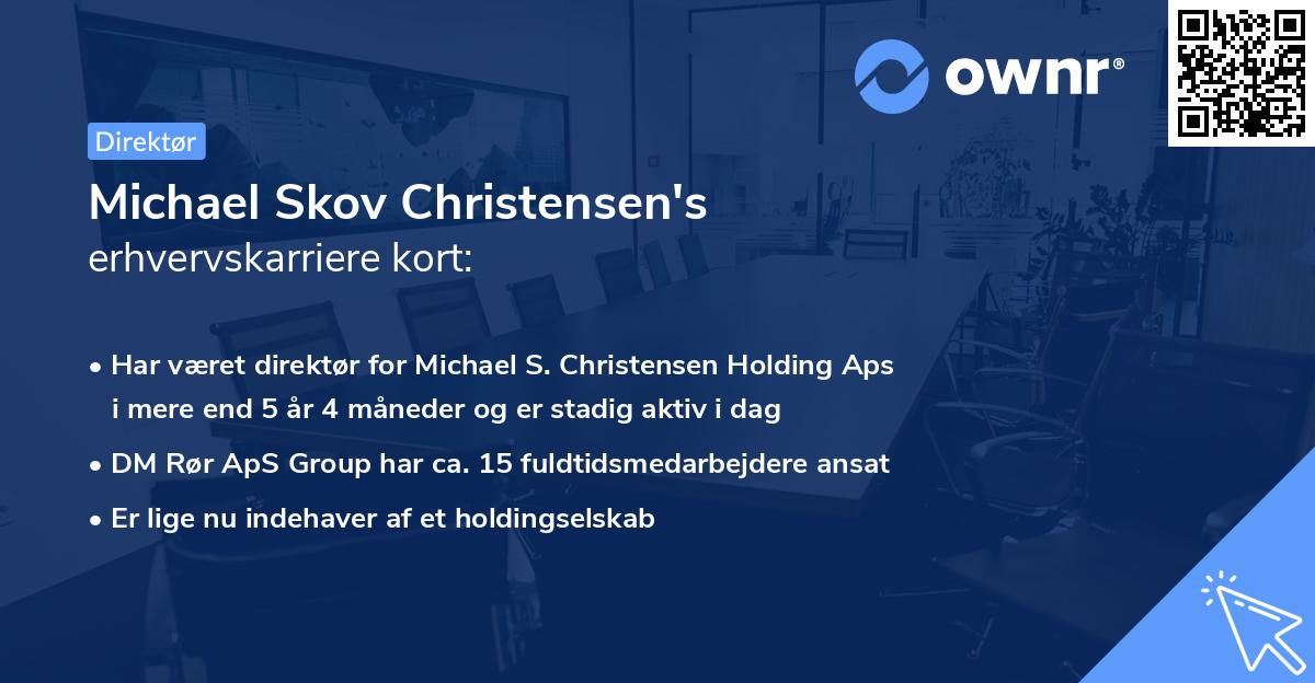 Michael Skov Christensen's erhvervskarriere kort