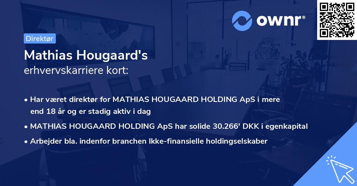 Mathias Hougaard's erhvervskarriere kort