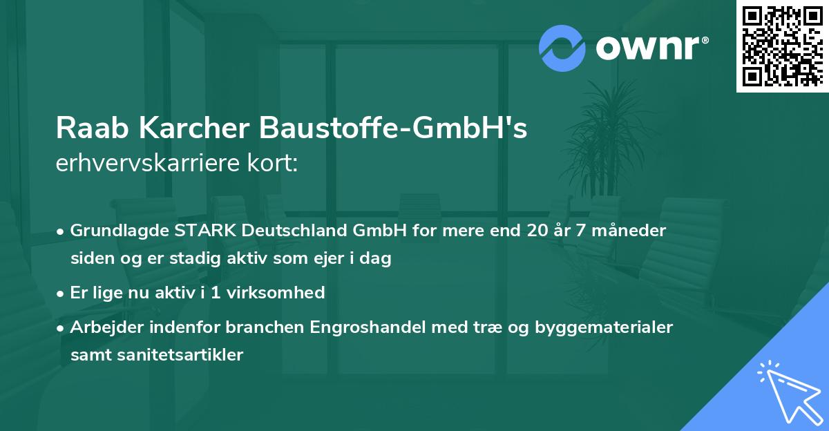 Raab Karcher Baustoffe-GmbH's erhvervskarriere kort