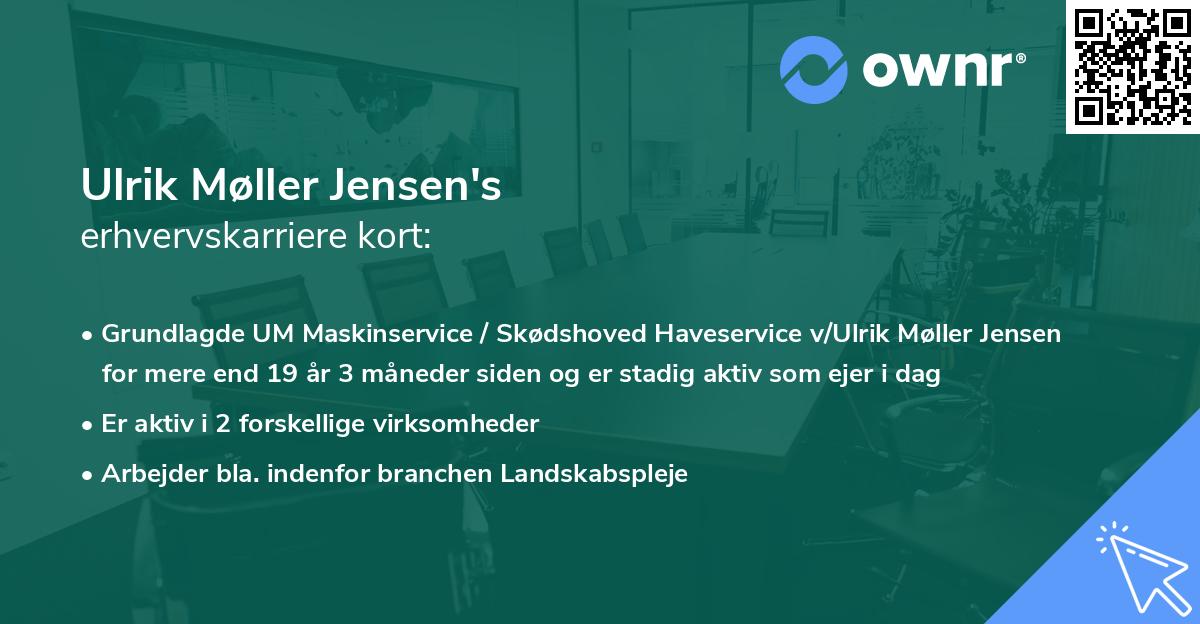 Ulrik Møller Jensen's erhvervskarriere kort
