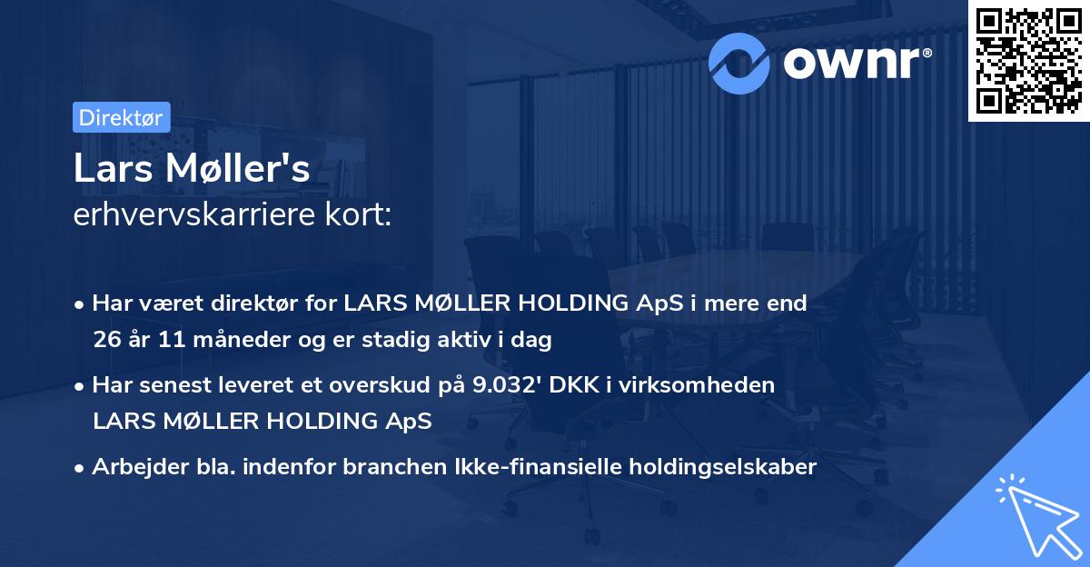 Lars Møller's erhvervskarriere kort