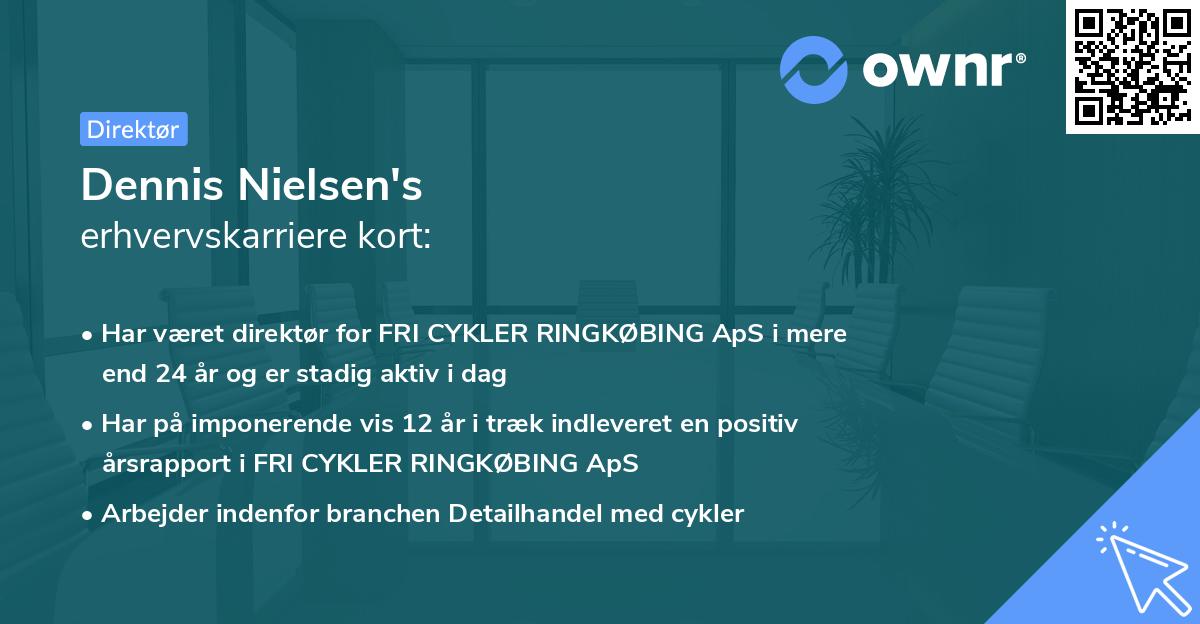 Dennis Nielsen's erhvervskarriere kort