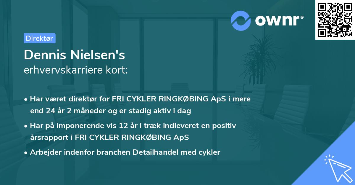 Dennis Nielsen's erhvervskarriere kort