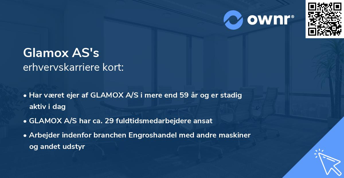 Glamox AS's erhvervskarriere kort