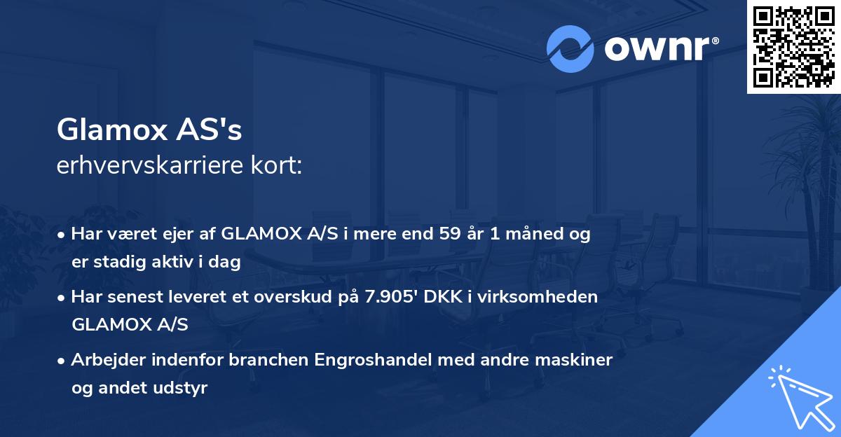 Glamox AS's erhvervskarriere kort