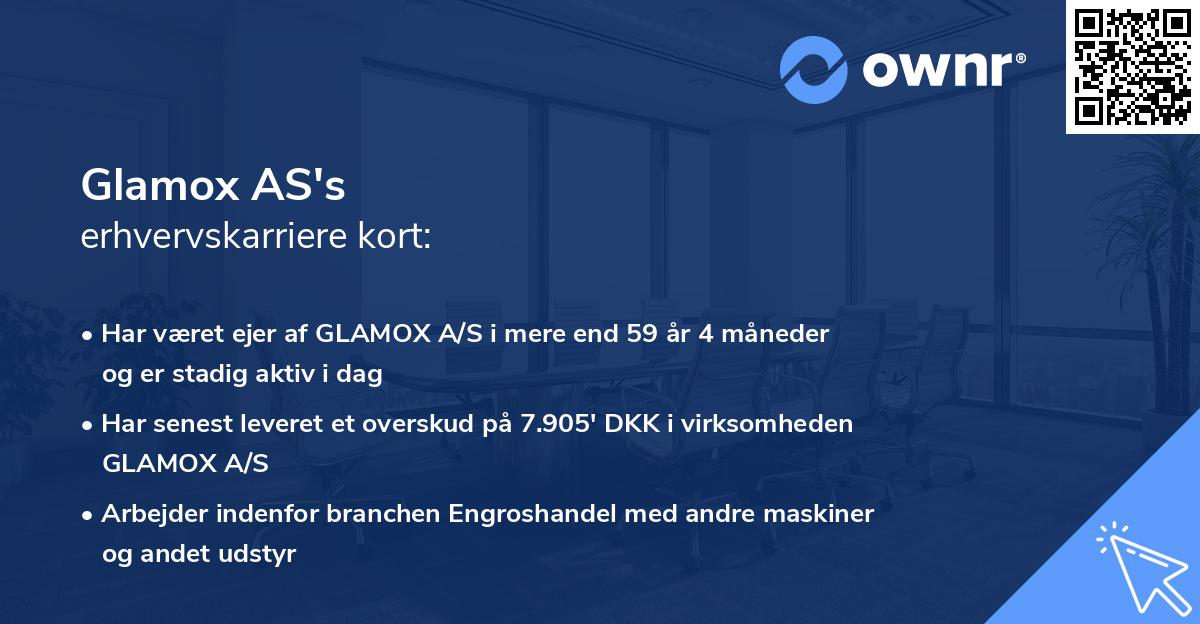 Glamox AS's erhvervskarriere kort
