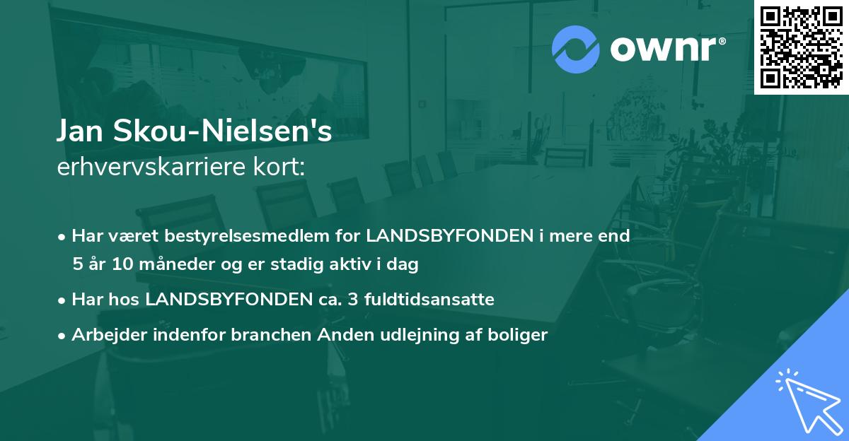 Jan Skou-Nielsen's erhvervskarriere kort